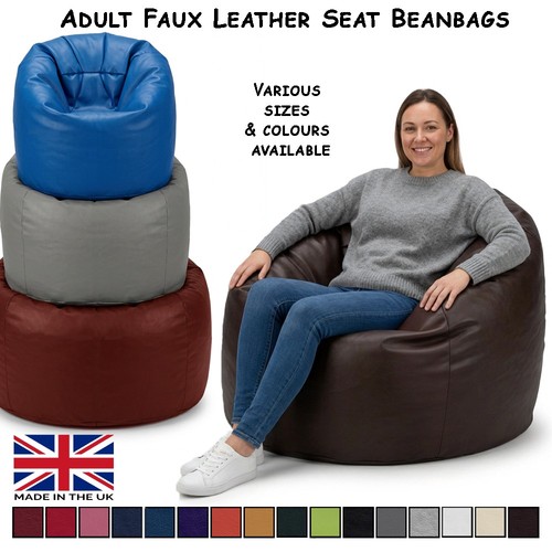 Large beanbag faux leather - faux,